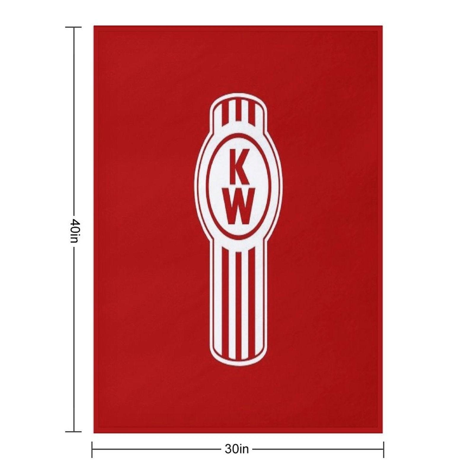 Kenworth Truck Logo Throw Blanket