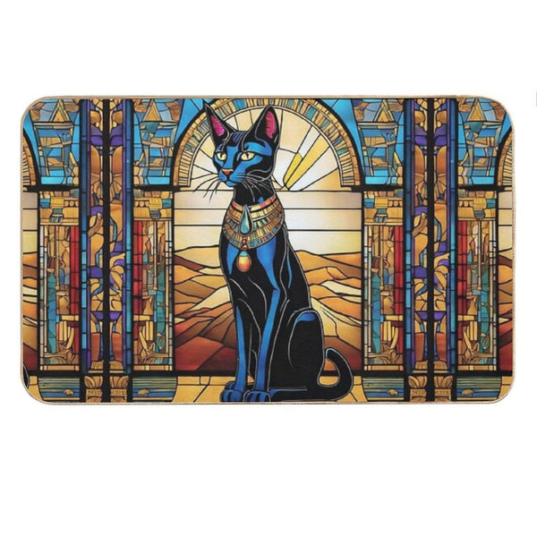 Egyptian Cat. Bath Mat