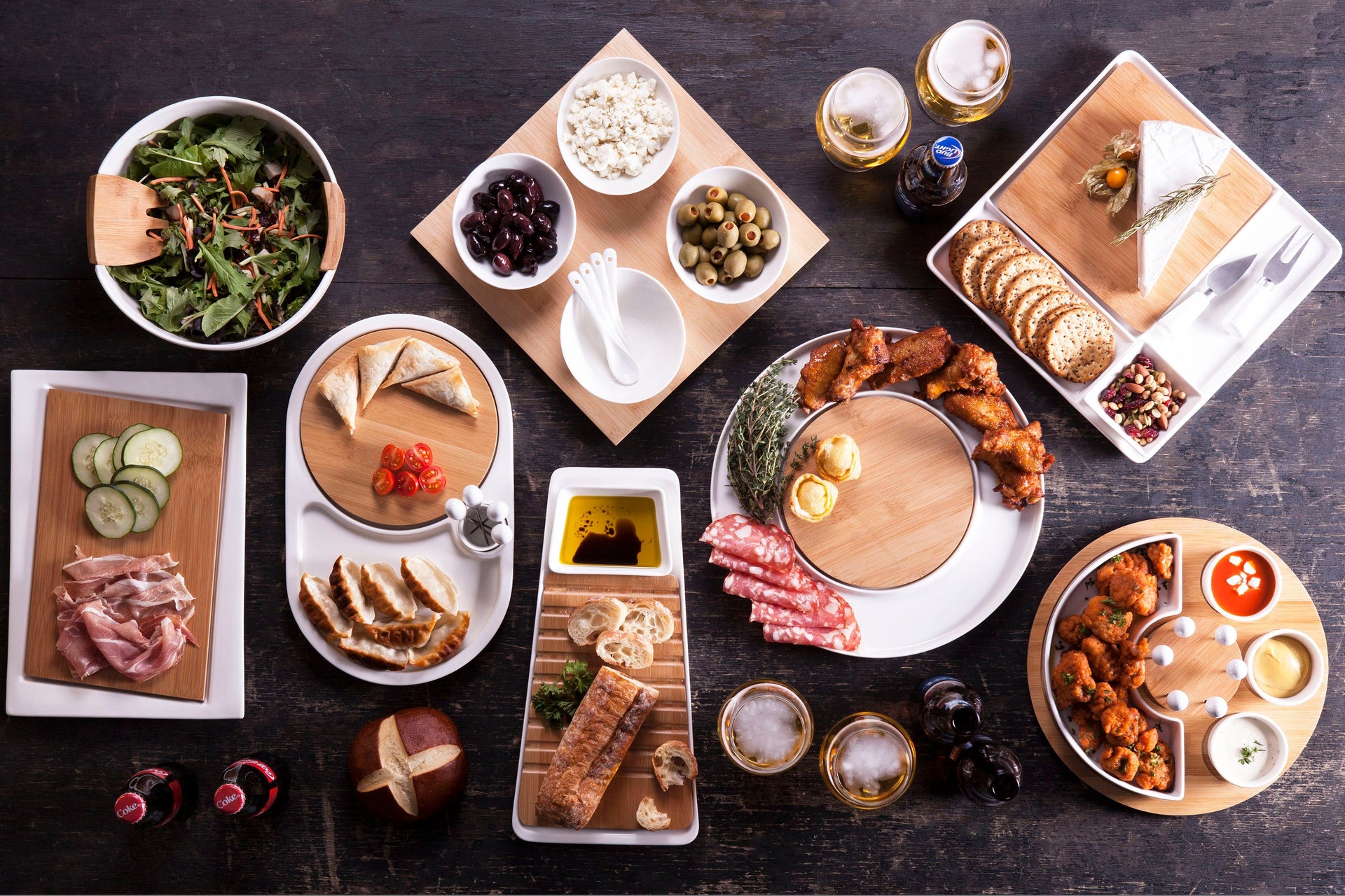 Symphony Appetizer Serving Tray Set Picnic Time Family of Brands