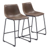Smart Counter Stool (Set of 2) Vintage Espresso