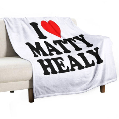 I Heart Matty Healy Eco-conscious Throw Blanket