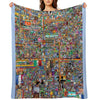 RPlace The Full 8K Version (Cleaned) Gift-ready Throw Blanket