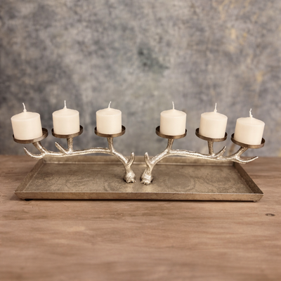Iron Twig Candle Holder