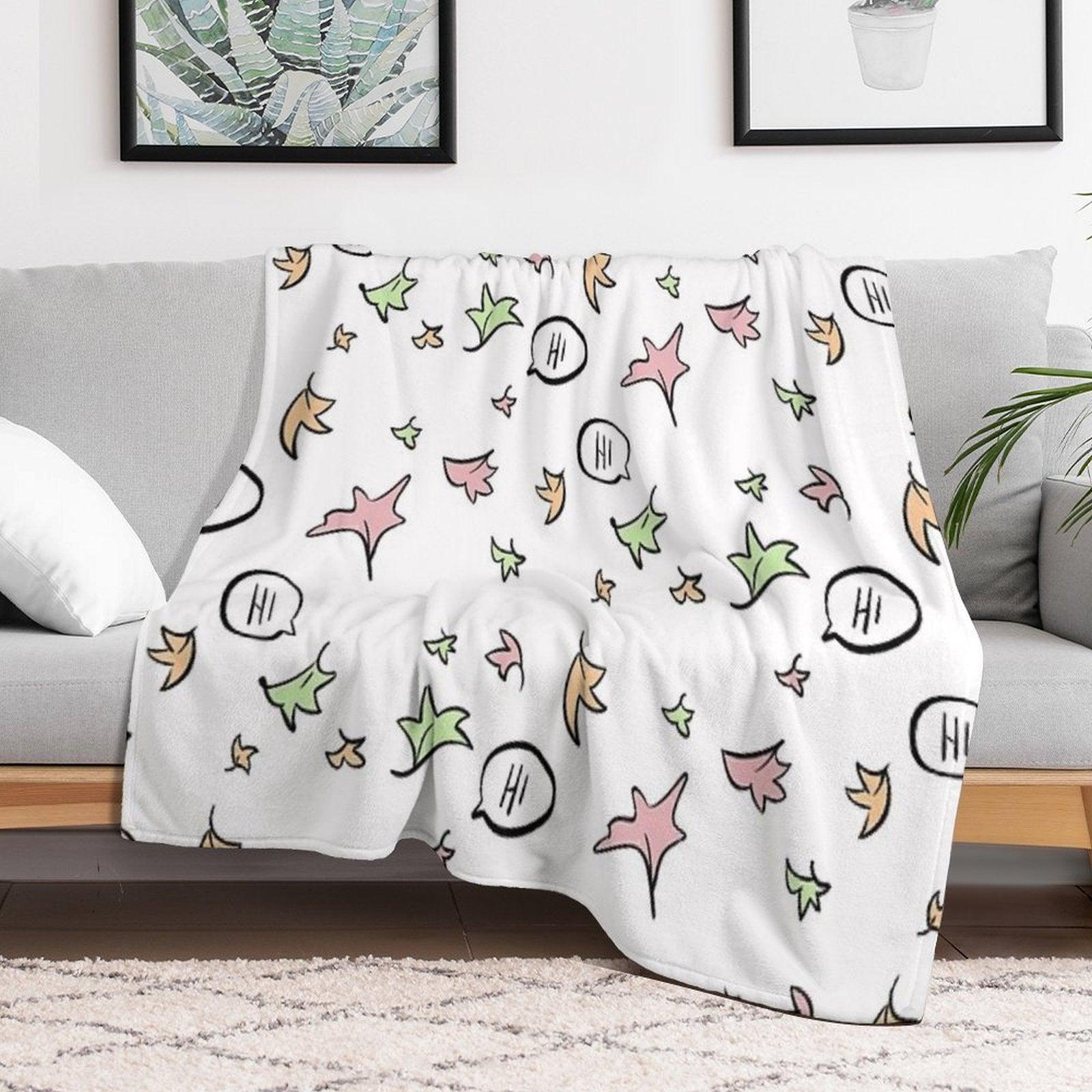 Heartstopper Netflix Nick Charlie Throw Blanket