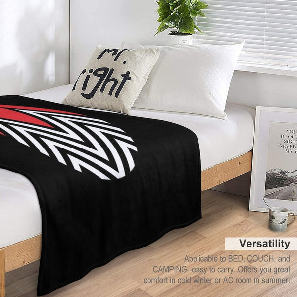 Black Lodge Lightweight Throw Blanket