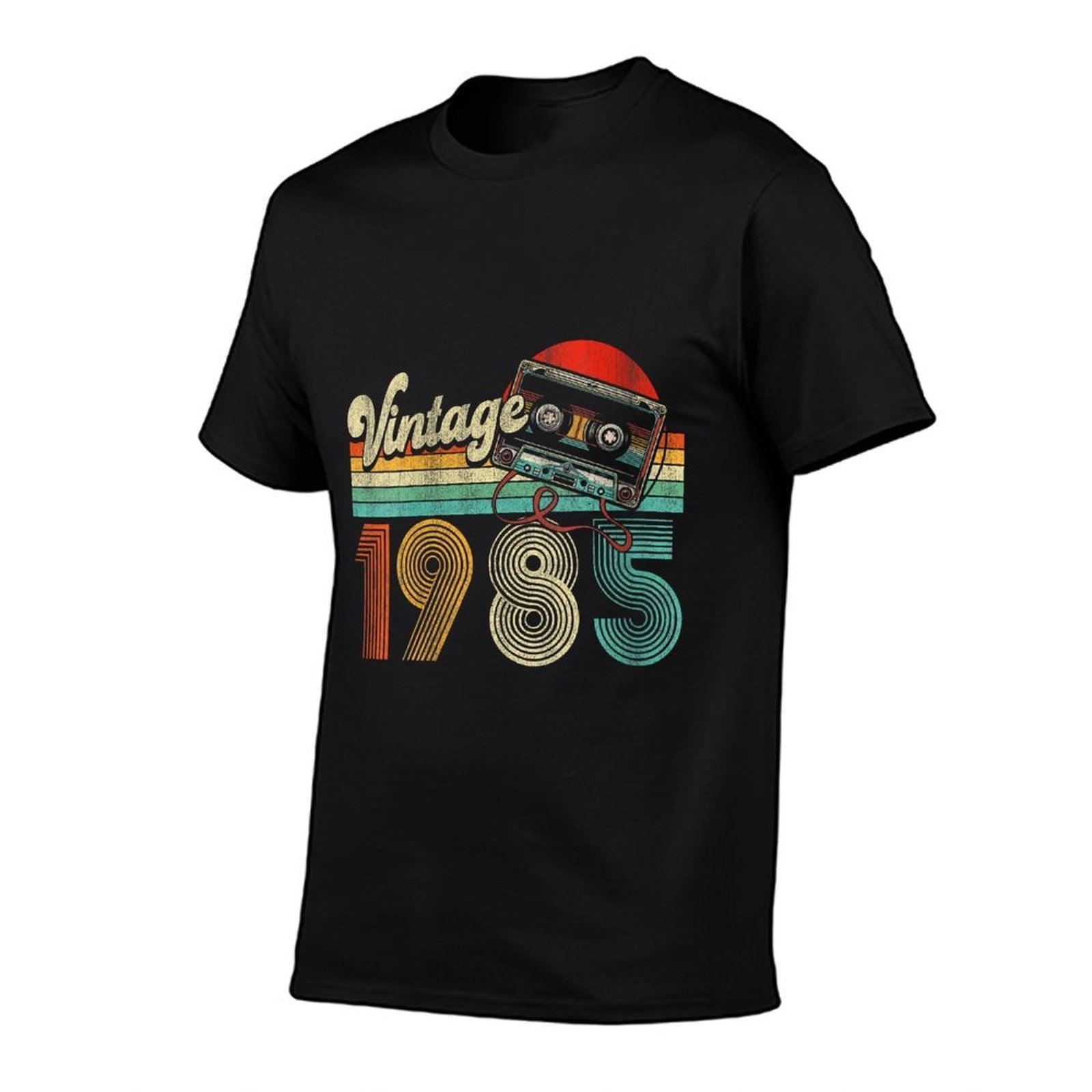 Womens 40 Years Old Gifts Vintage 1985 40th Birthday Cassette Tape  Eco-friendly Material T-Shirt