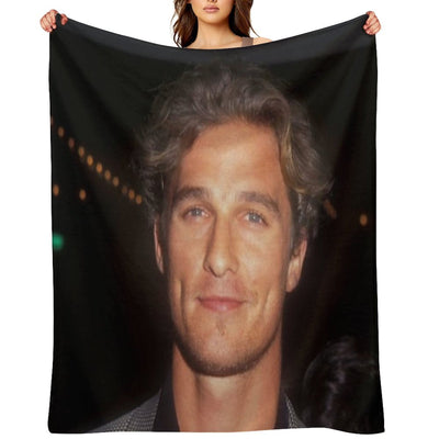 Matthew Mcconaughey Lightweight Throw Blanket