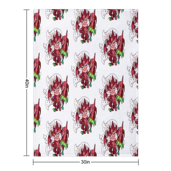 Pitaya Dragon Cookie Wrinkle-free Throw Blanket