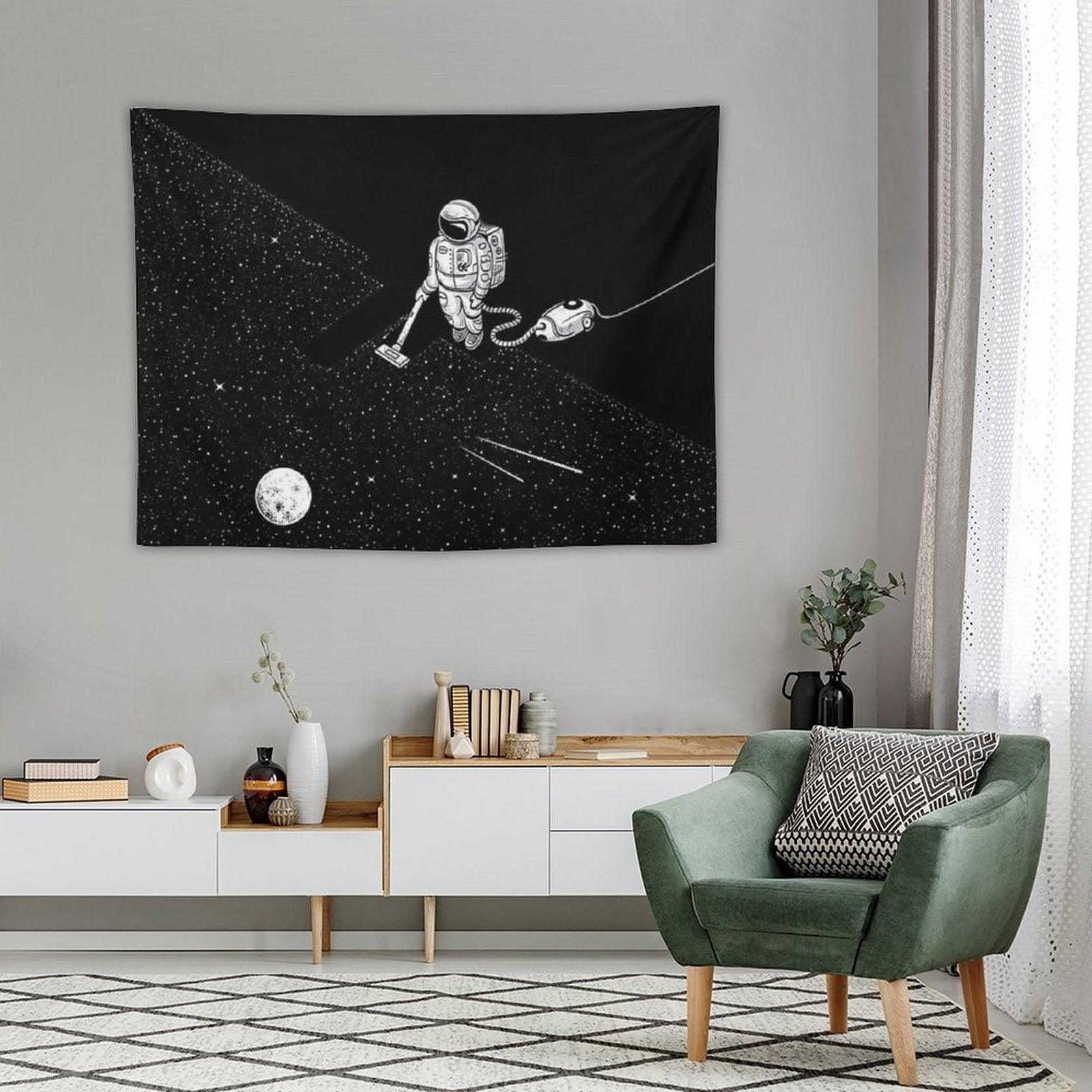 Space Cleaner Tapestry
