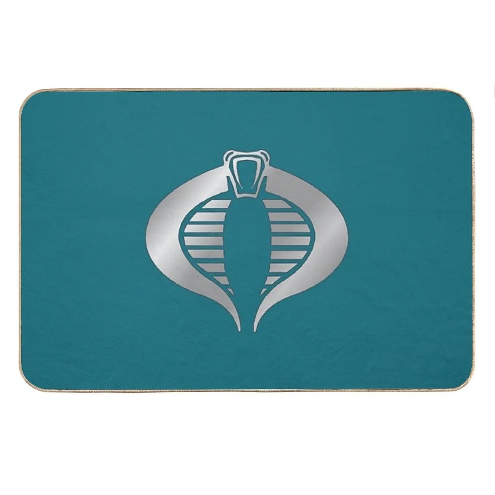 Gi Joe Cobra Copperhead Logo Bath Mat