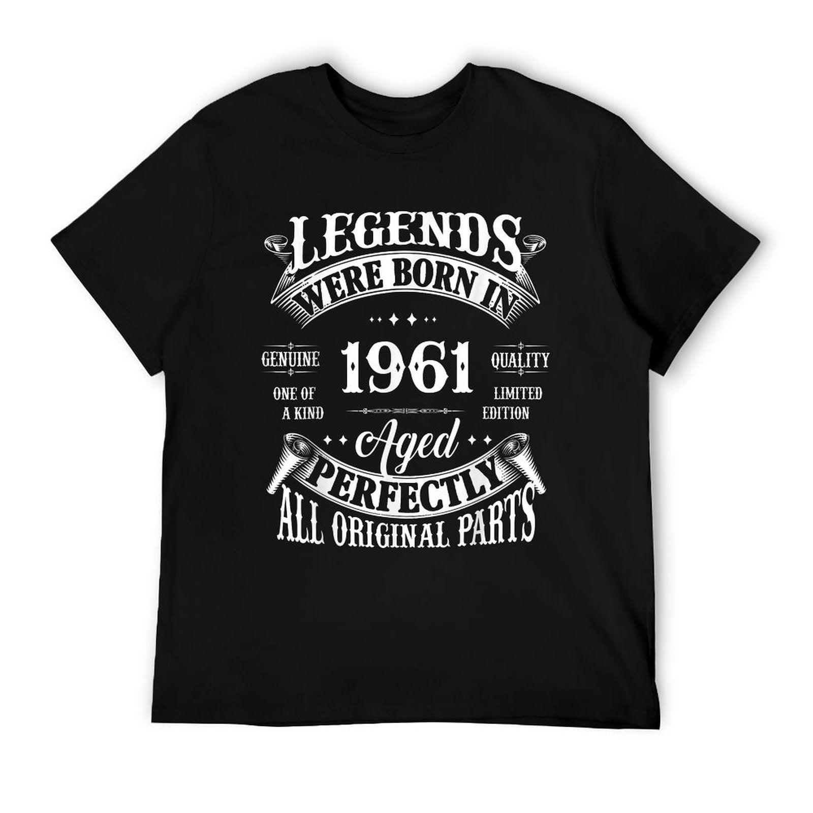64th Birthday Vintage Legends Born In 1961 64 Years Old T-Shirt