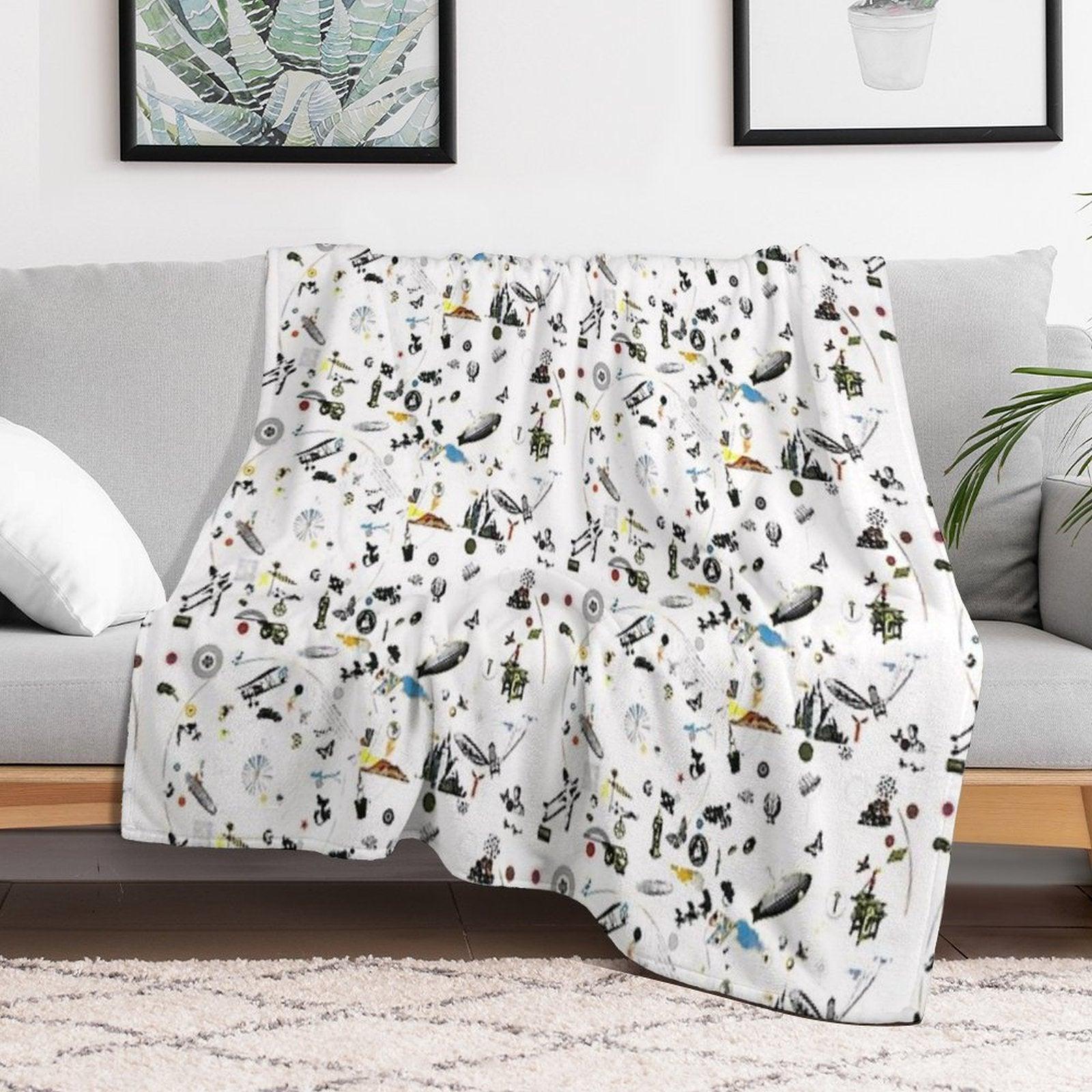 III Throw Blanket
