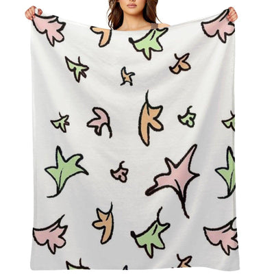 Hearstopper Netflix Leaves Throw Blanket