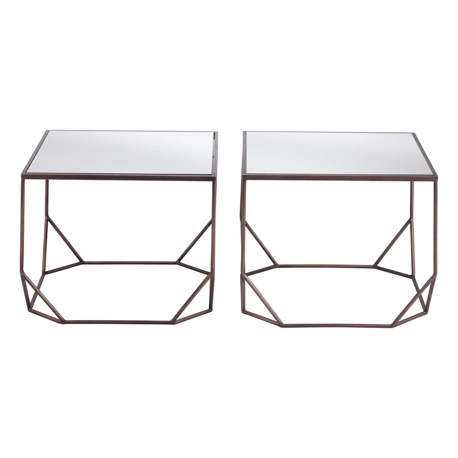 Arzon Coffee Table Set (2-Piece) Bronze