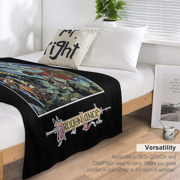 Dragonlance Advanced Dungeons & Dragons of Despair Classic  Essential Comfort Throw Blanket