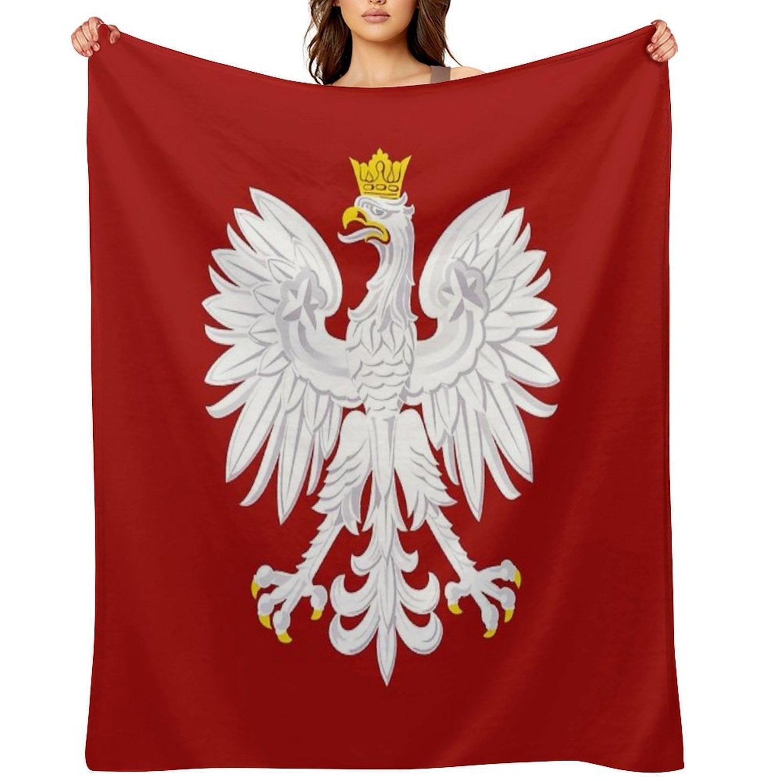 Polish Eagle Throw Blanket