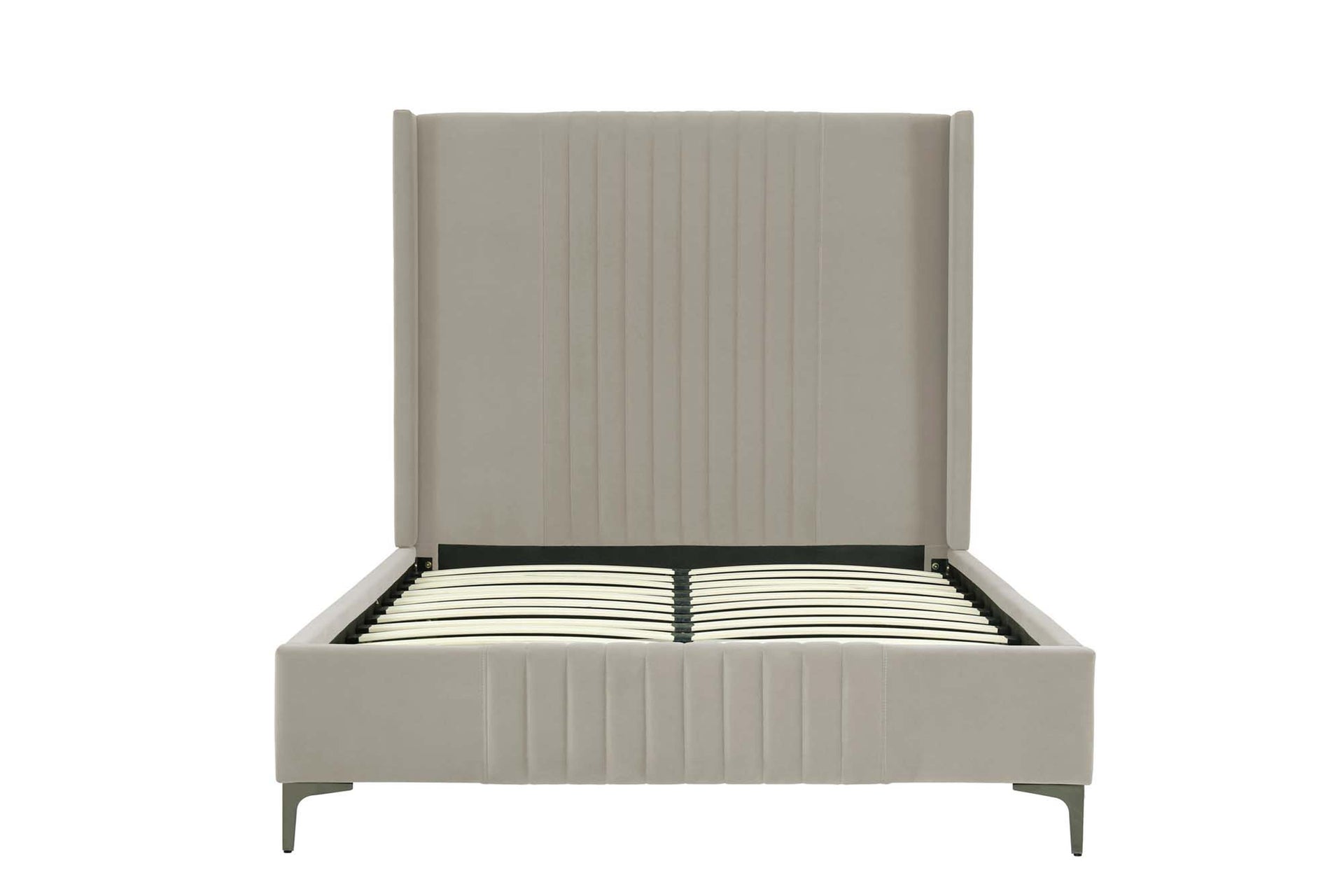 Promenade Upholstered Velvet Full Bed in Rustic