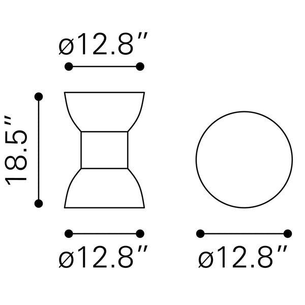 Wisdom Side Table Black