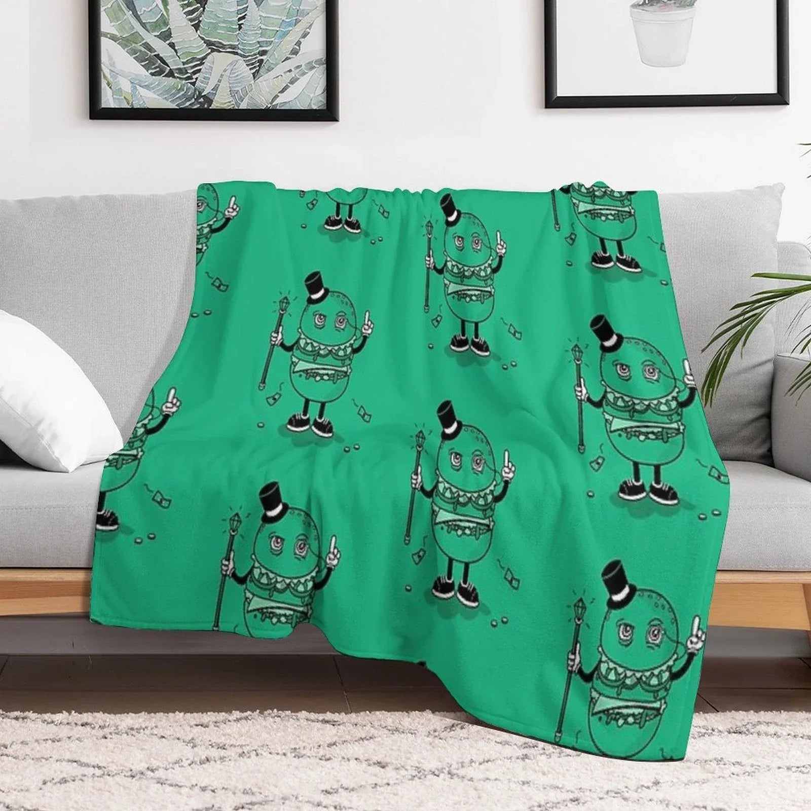 Mc Wealthy Throw Blanket