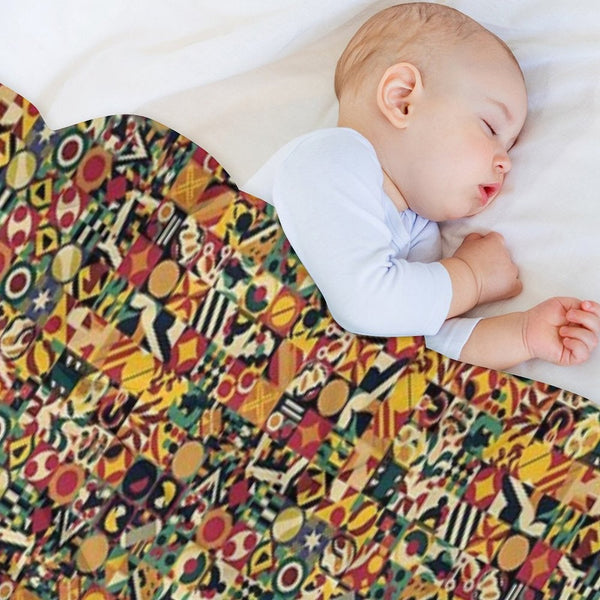 Bohemian Simple Geometric Machine-washable Throw Blanket