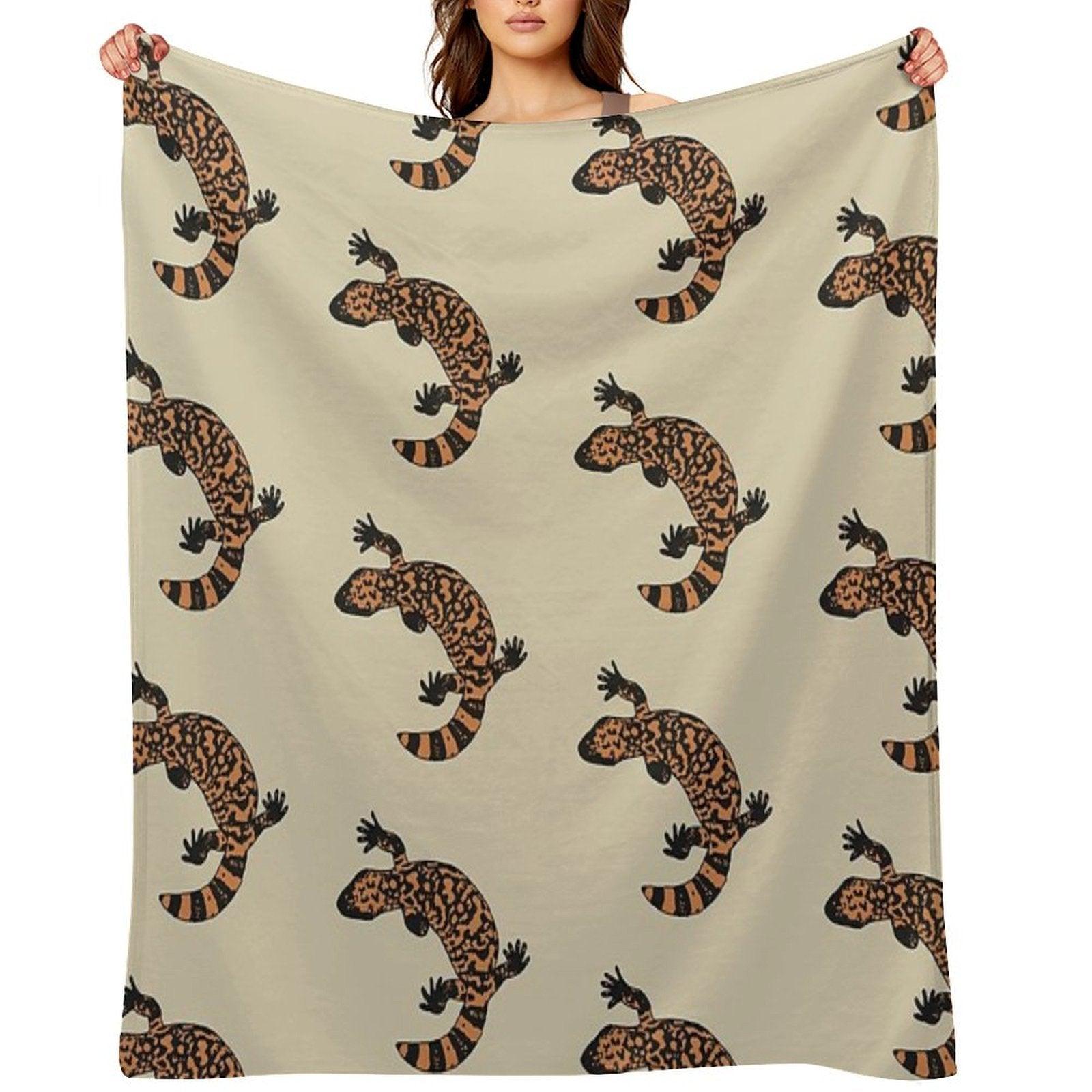 Gila Monster Throw Blanket