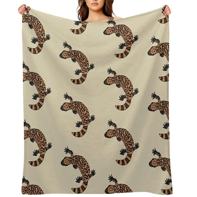 Gila Monster Throw Blanket