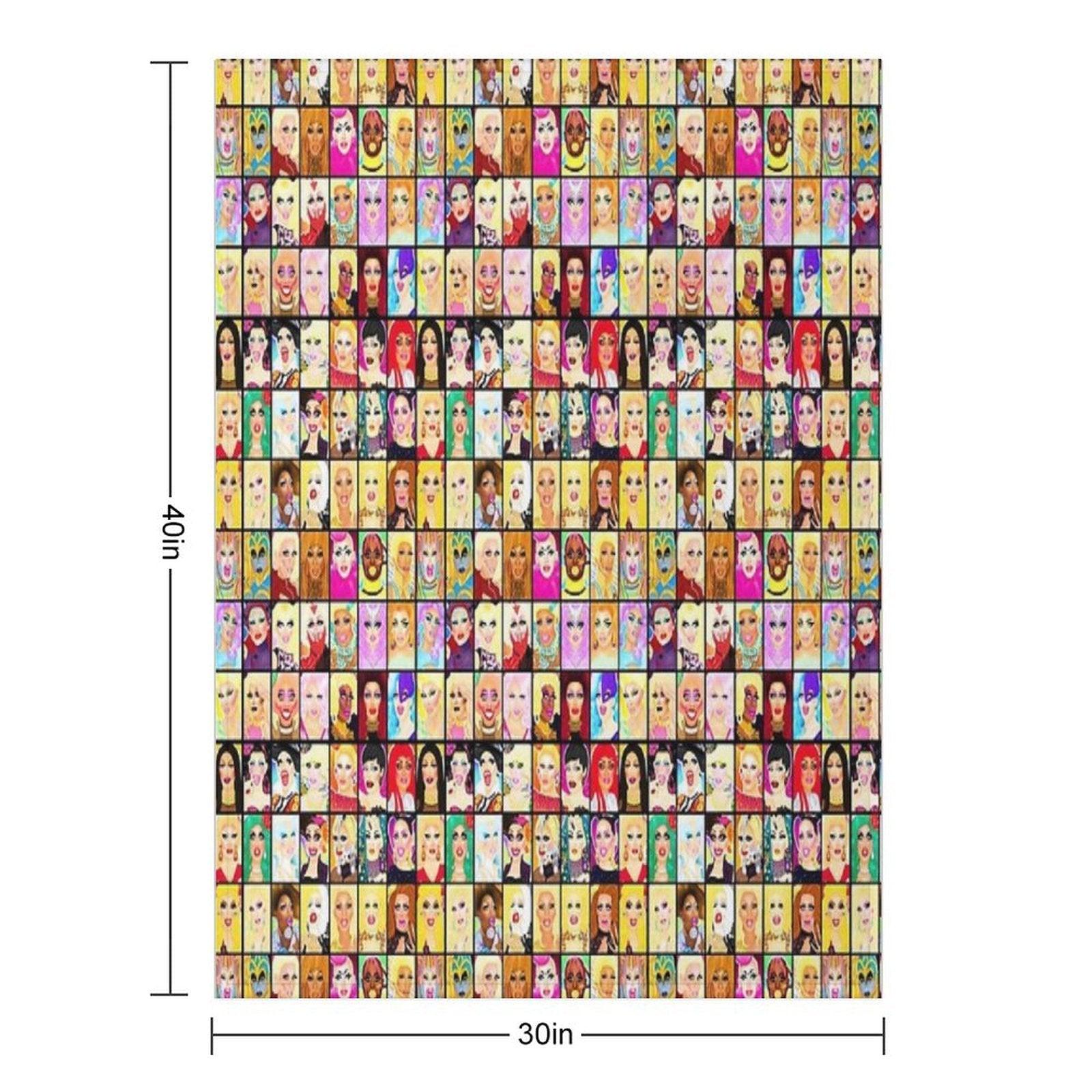 LIFE IS A DRAG Throw Blanket