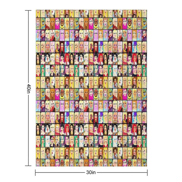 LIFE IS A DRAG Throw Blanket