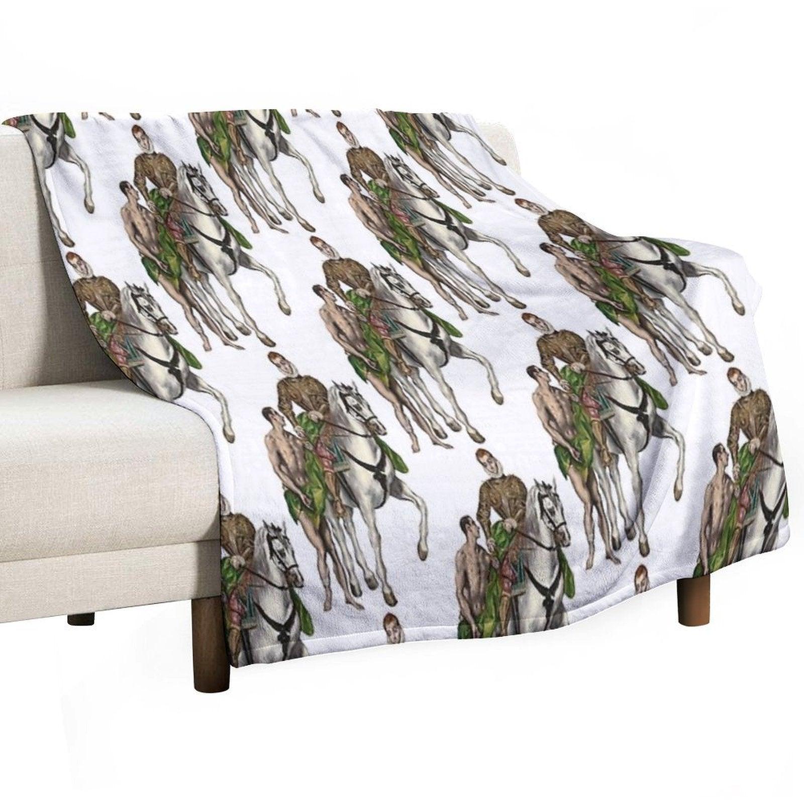 Saint Martin And The Beggar (16001614) by Greek 16th Century And El Greco Throw Blanket