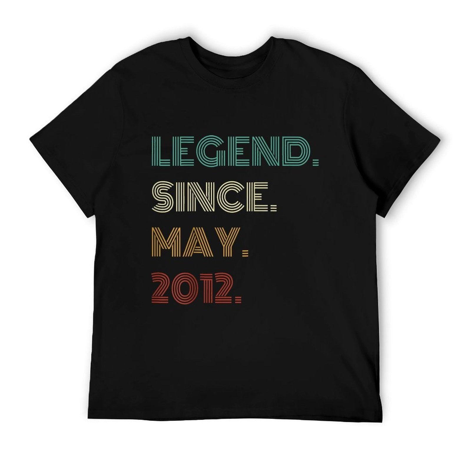 13 Years Old Legend Since May 2012 13th Birthday T-Shirt