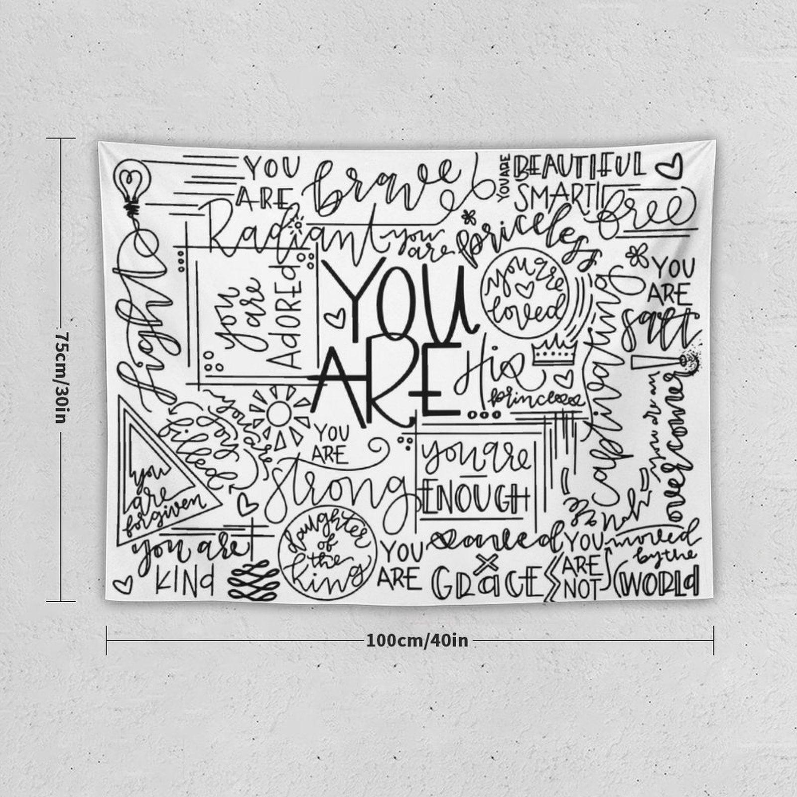 You Are Enough Tapestry