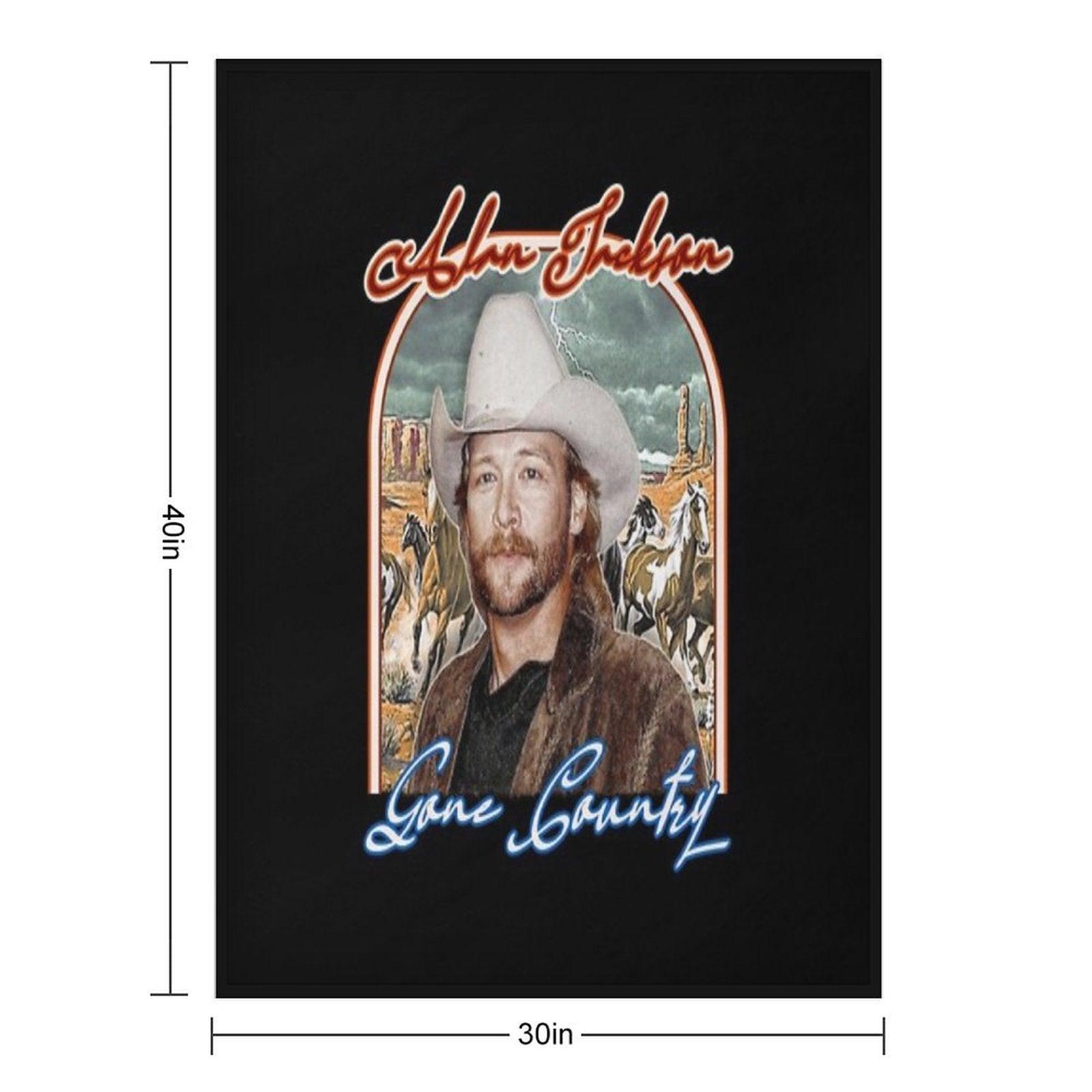 Alan Jackson Throw Blanket