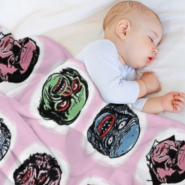 Famous Monsters Blanket Gift-ready Throw Blanket