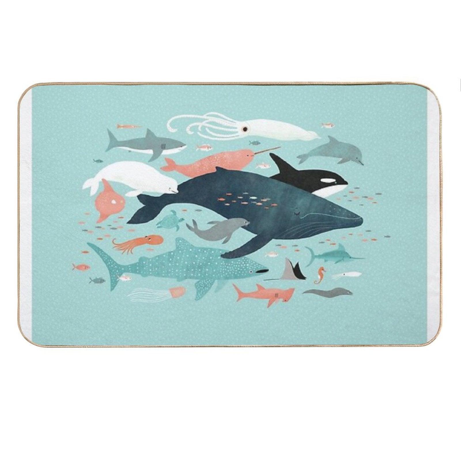 Under The Sea Menagerie Bath Mat