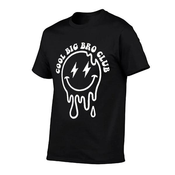 Groovy Cool Big Bro Club Brother Matching Family 2 Sided T-Shirt