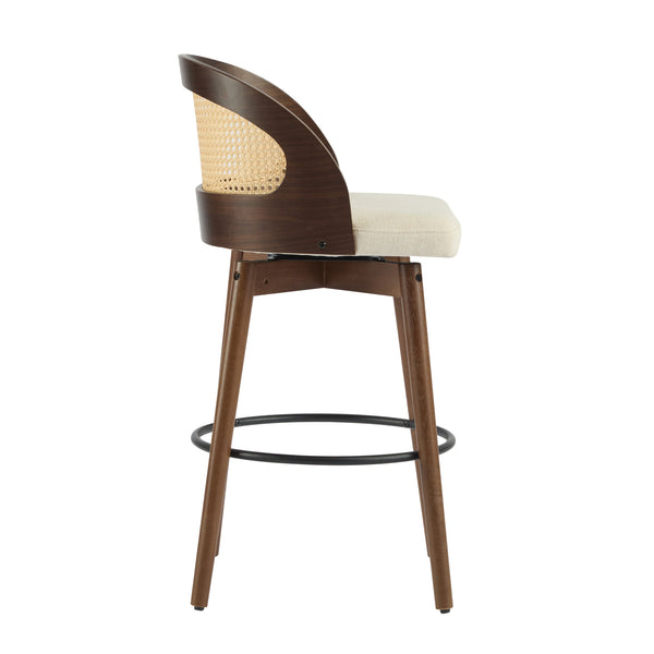 Set of 2 Como Indoor Wood Barstool