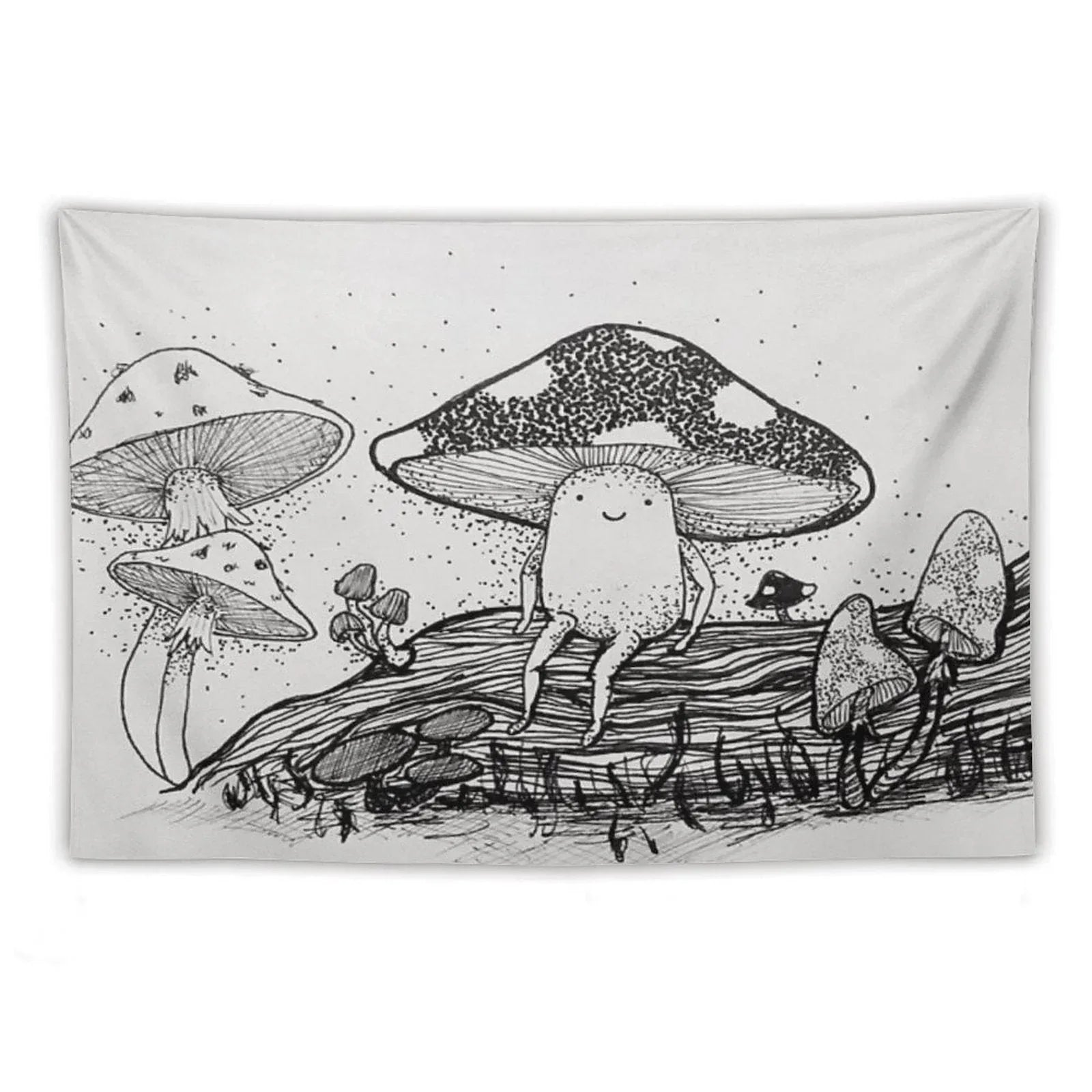 Little Mushroom Tapestry