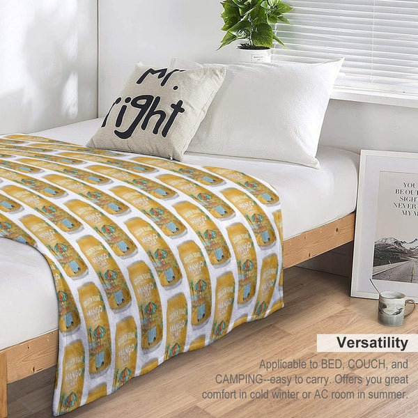 Golden Road Mango Cart Compact Throw Blanket