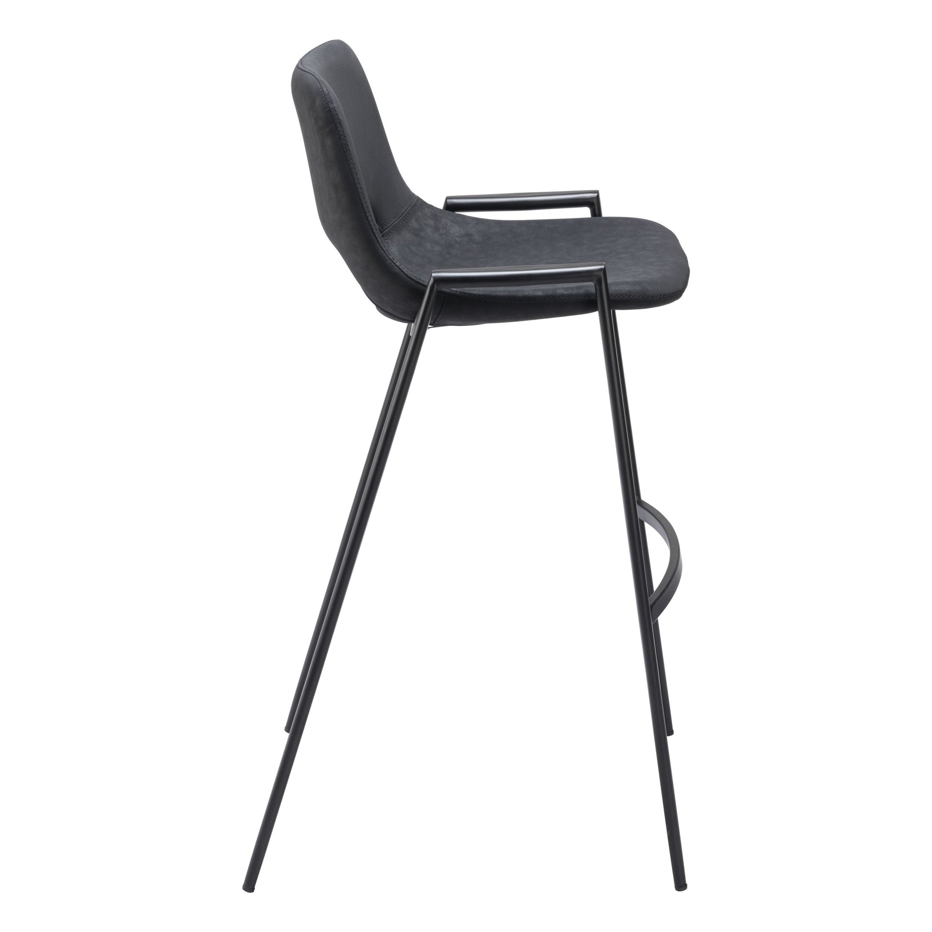 Desi Barstool (Set of 2) Black