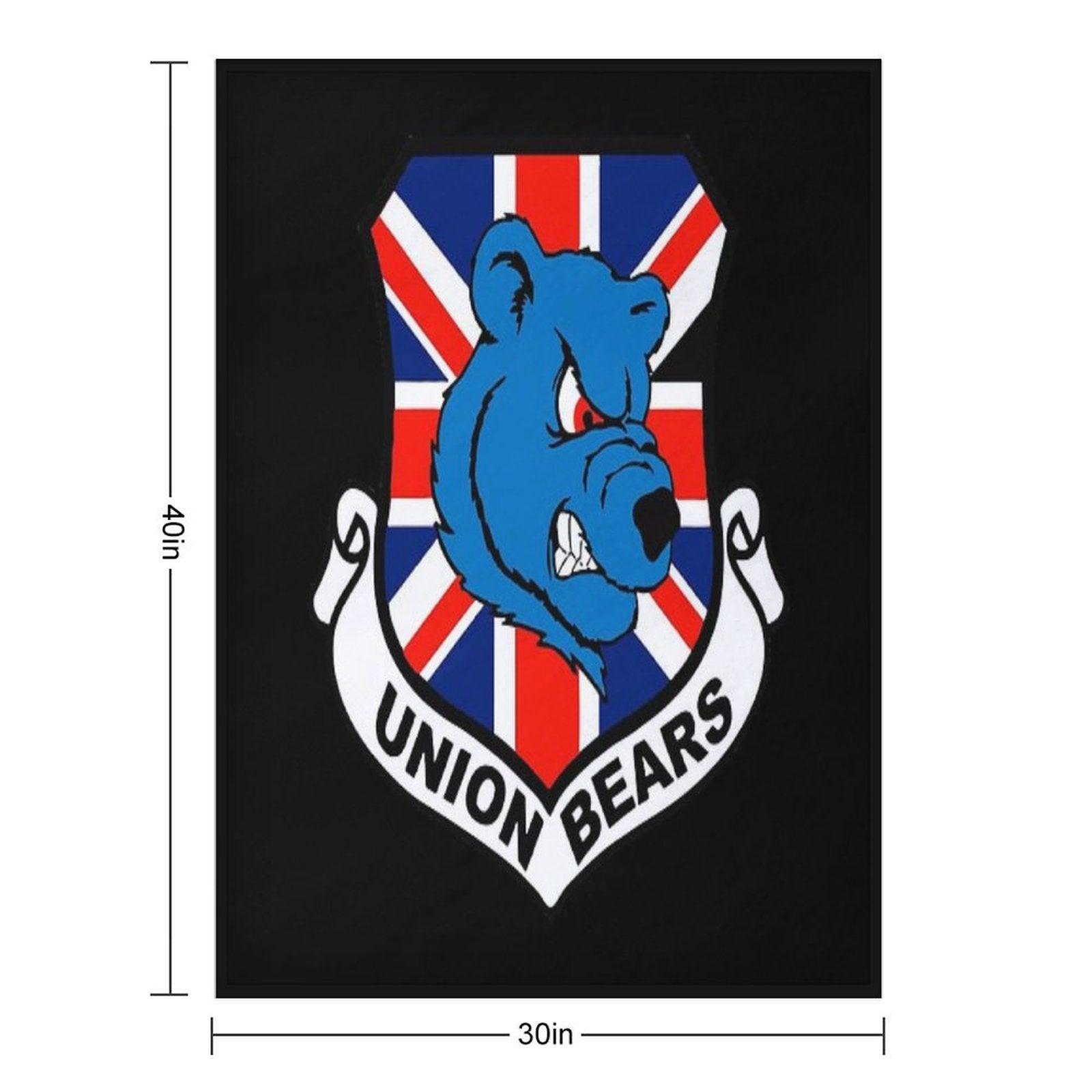 Union Bears Throw Blanket