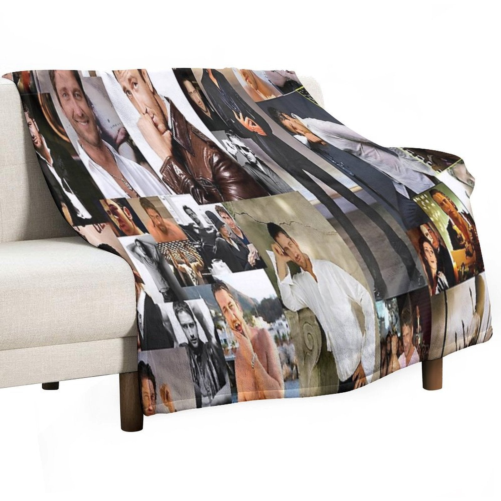 Gerard Butler Shrink-resistant Throw Blanket