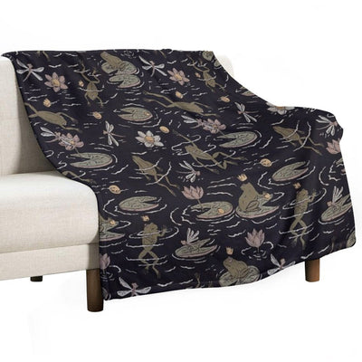 The Frog Prince Anti-pilling Throw Blanket