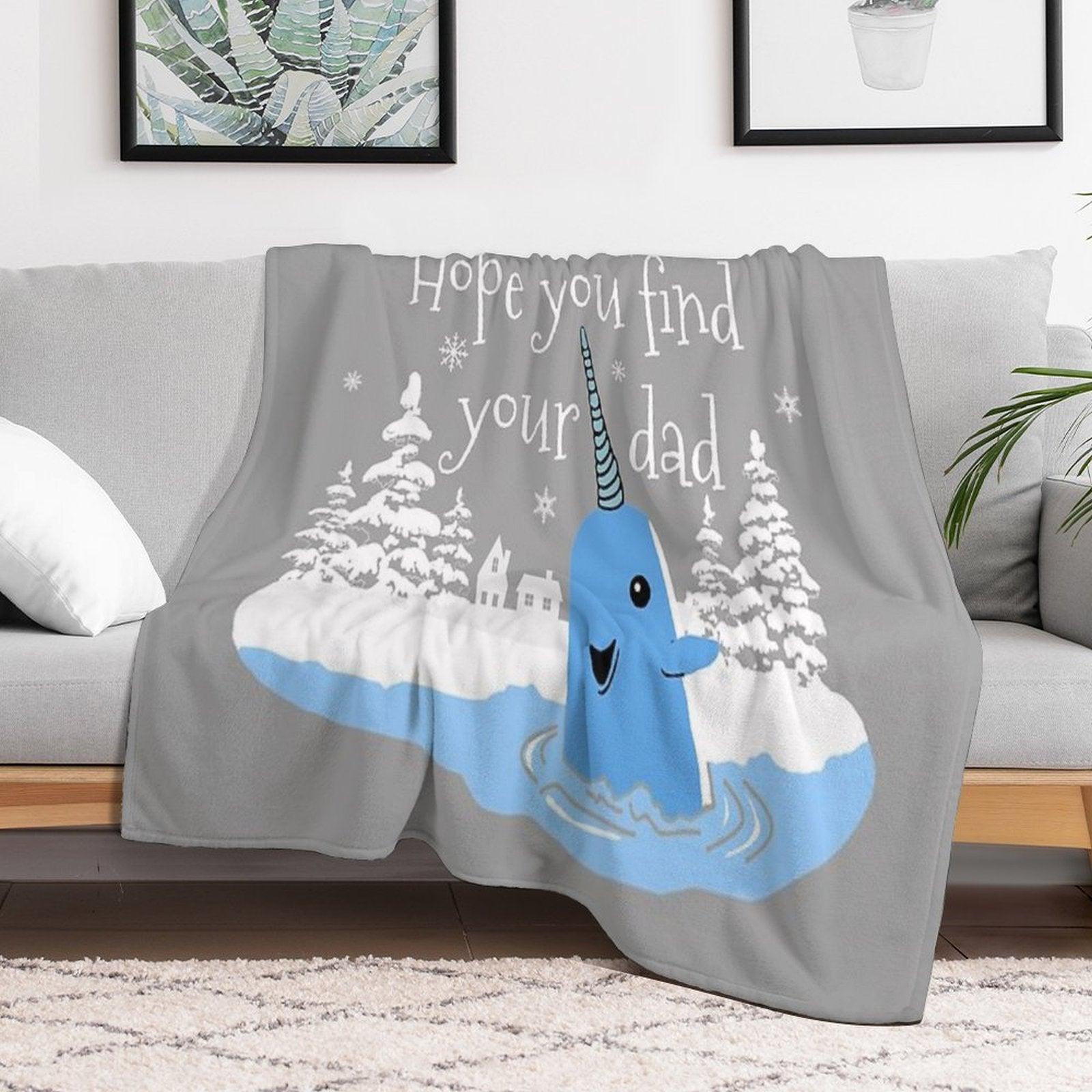 Bye Buddy Hope You Find Your Dad Throw Blanket