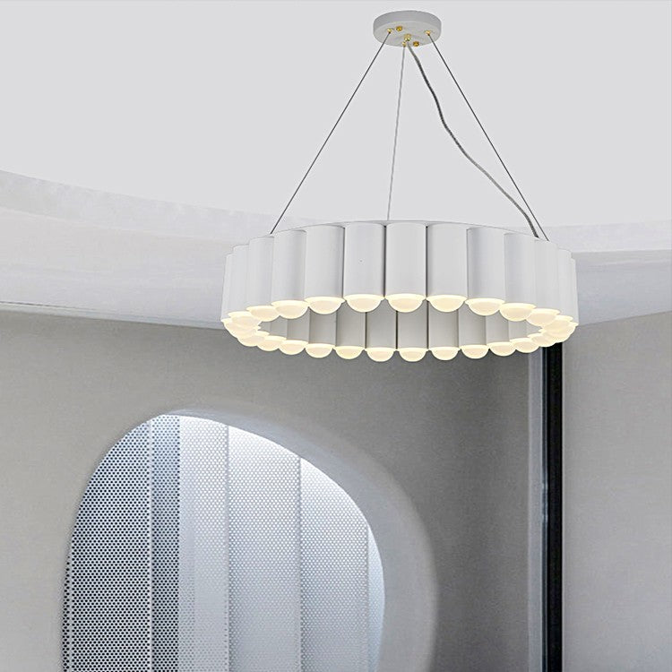 Nordic Chandelier Simple Modern Living Room Lamp Duplex Villa Bedroom Study Decorbites
