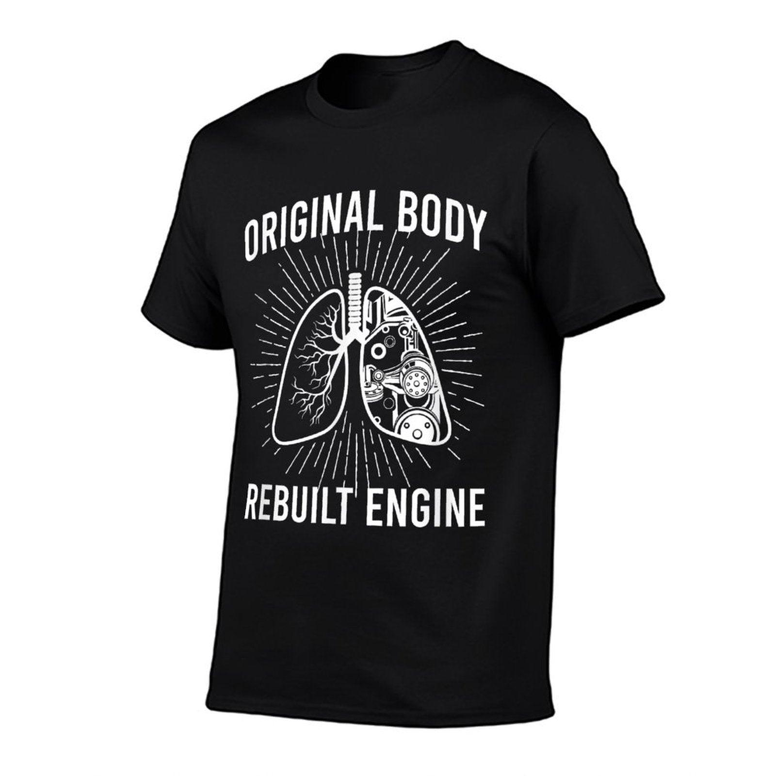 Rebuilt Lung Transplant Survivor Lung Transplant Recovery T-Shirt