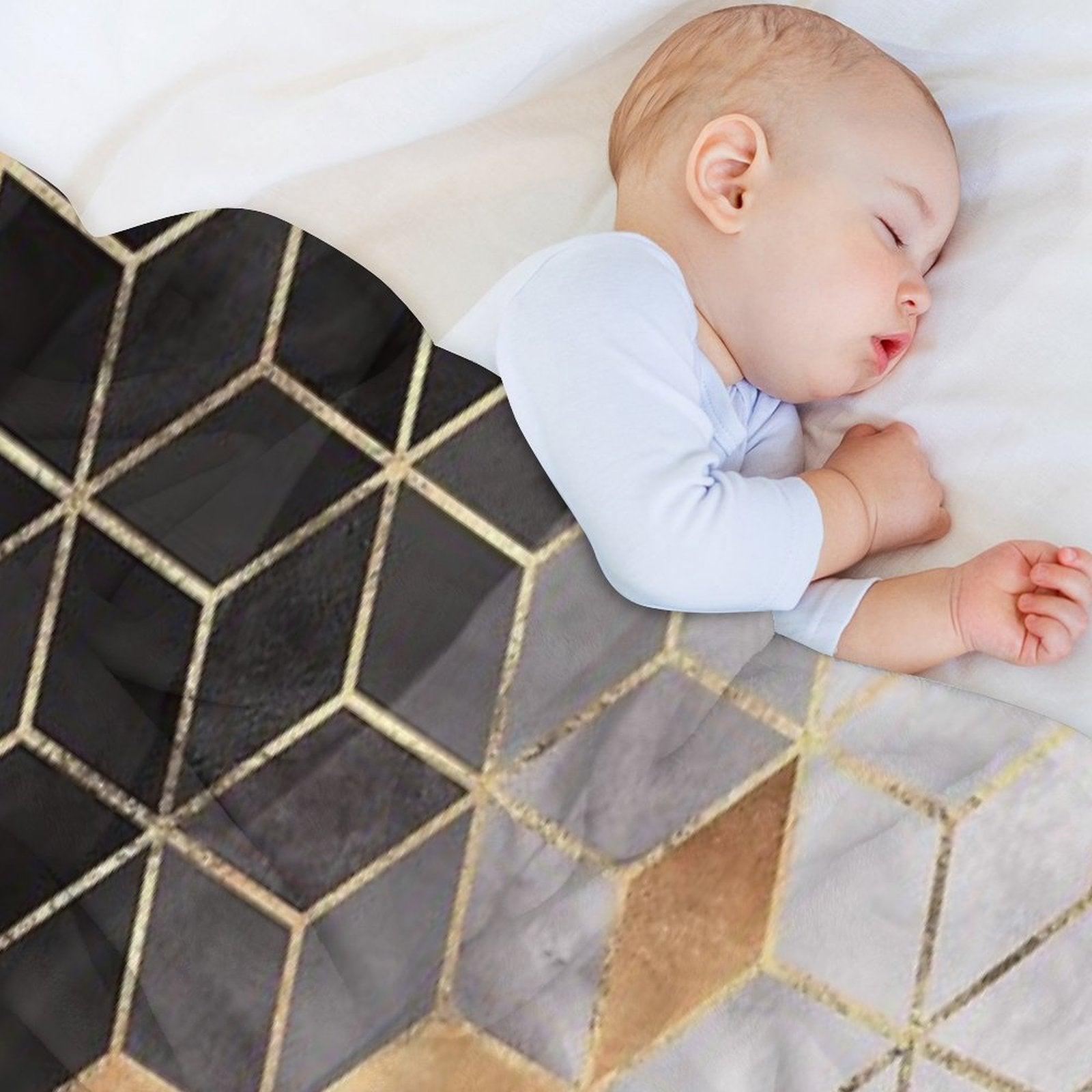 Smoky Cubes Throw Blanket