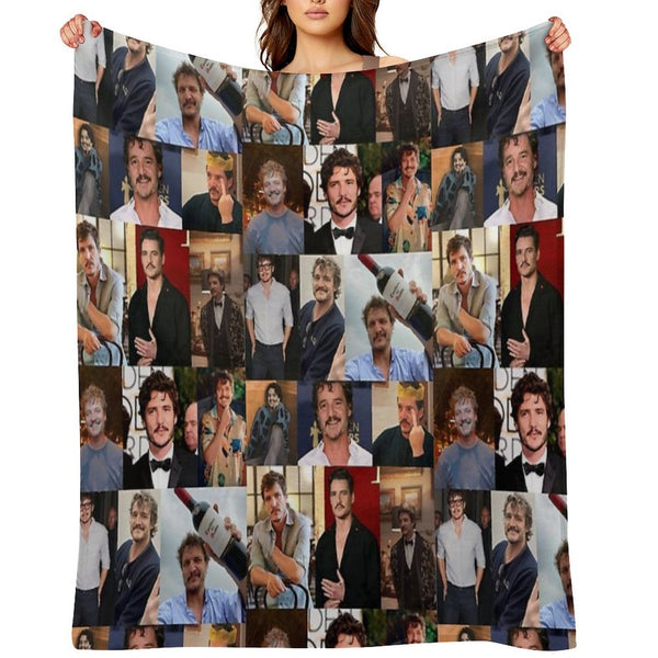 Pedro Pascal Machine-washable Throw Blanket
