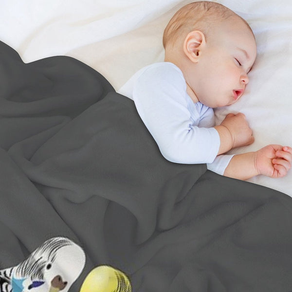 Budgies Machine-washable Throw Blanket