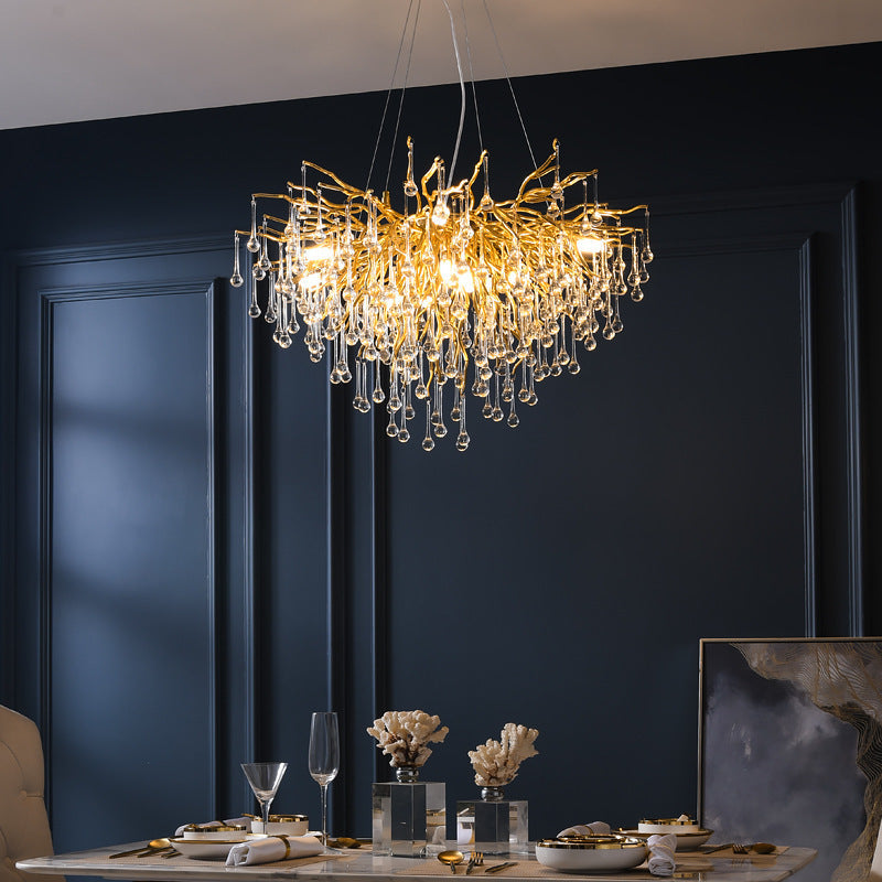 Crystal Water Drop Chandelier