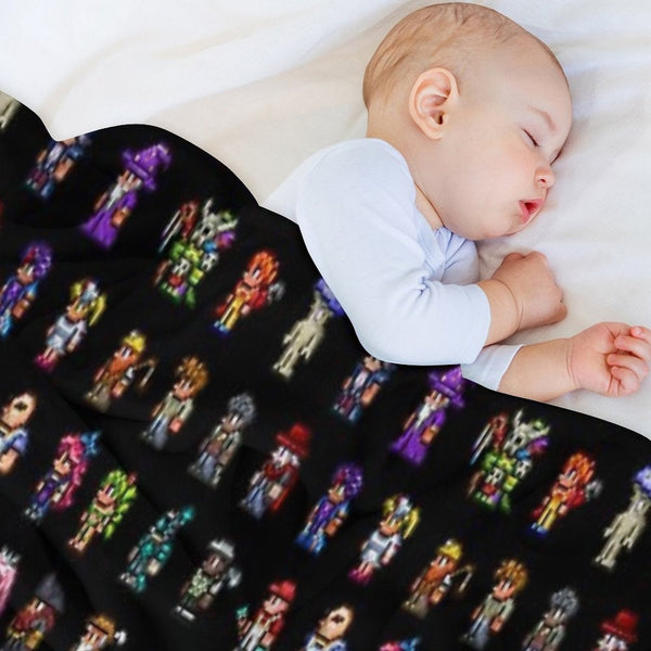 Terraria NPCs Versatility Throw Blanket